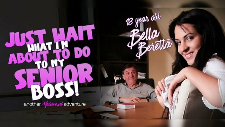 [Mature.nl] - Bella Beretta Sucks and Fucks 62yo British Boss - Bella Beretta - Randy