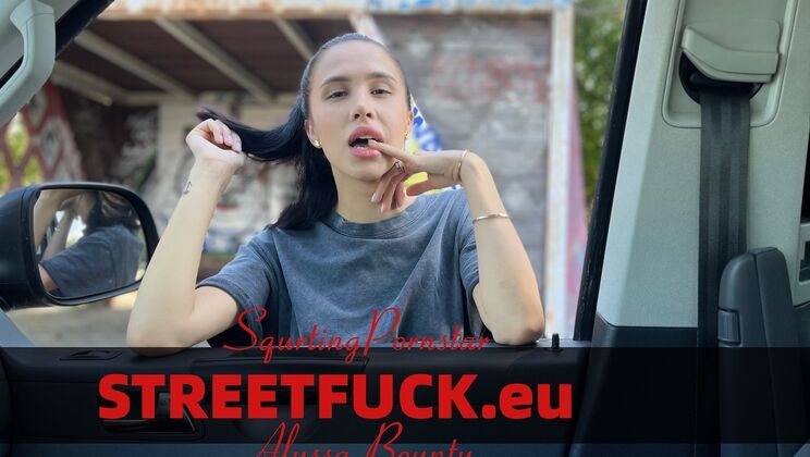 [StreetFuck] - Riding and Doggystyle with Skinny Alyssa Bounty - Alyssa Bounty