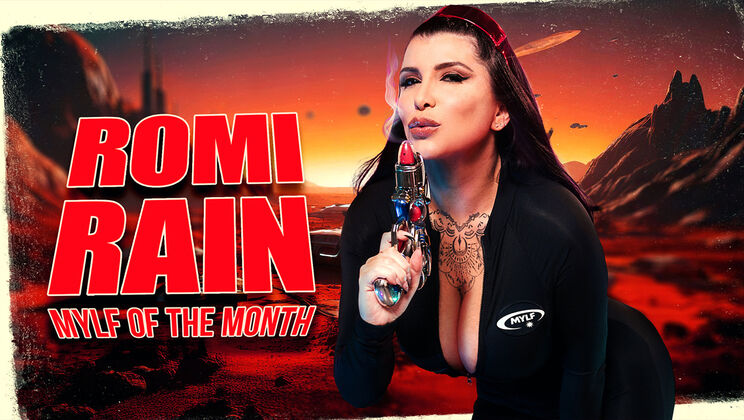 [MylfOfTheMonth] - Romi Rain's Gagging and Spanking Delight