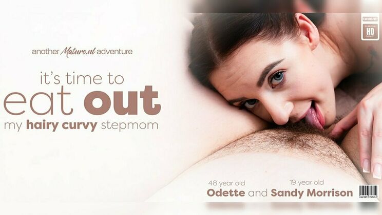 [Mature.nl] - Stepdaughter Sandy Licks Stepmom Odette's Ass and Pussy - Sandy Morrison - Odette C.