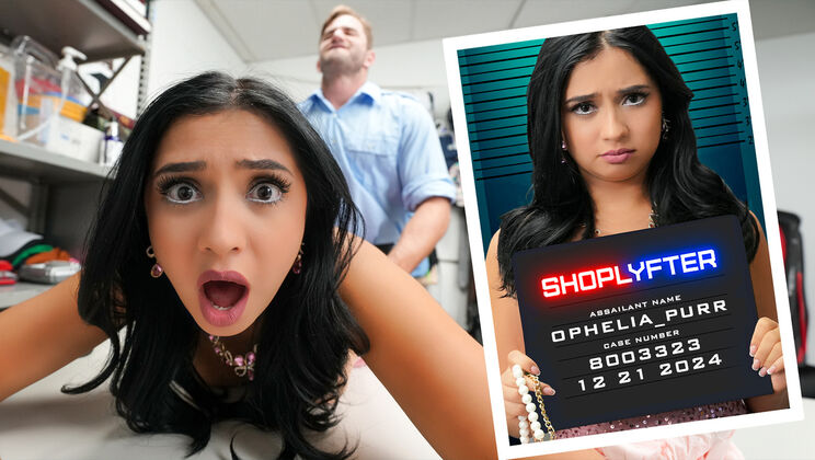 [Shoplyfter] - Ophelia Purr Gets Facial after Blowjob from Nathan Bronson - Nathan Bronson - Ophelia Purr