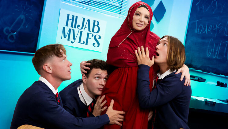 [HijabMylfs] - Blowjob, Facial, and Deepthroat Fun - Rion King - Kiki Daire - Josh Rivers - Axel Haze