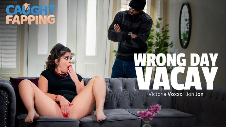 [CaughtFapping] - Masturbation Turns into Doggystyle - Jon Jon - Victoria Voxxx