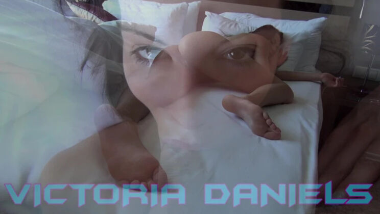 [WakeupnFuck] - Skinny Brunette Victoria Daniels' Piercing and Long Hair Tease - Victoria Daniels