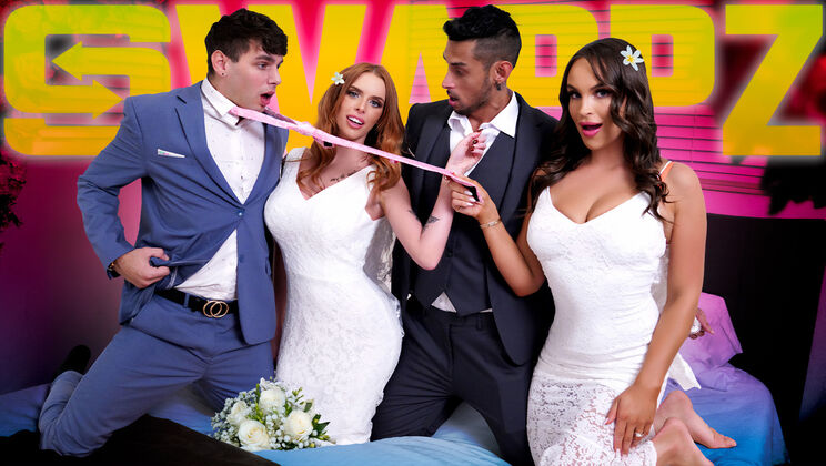 [MomSwap] - Brunette Bride Fucks MILF Stepmom Before Wedding - Teal Conrad - Kai Jaxon - Mike Skywalker - Jessica Aaren
