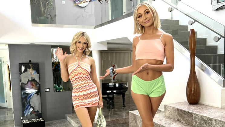 [intimatePOV] - Sky Pierce In Girlfriend 3-Way Fun - Chloe Temple - Sky Pierce