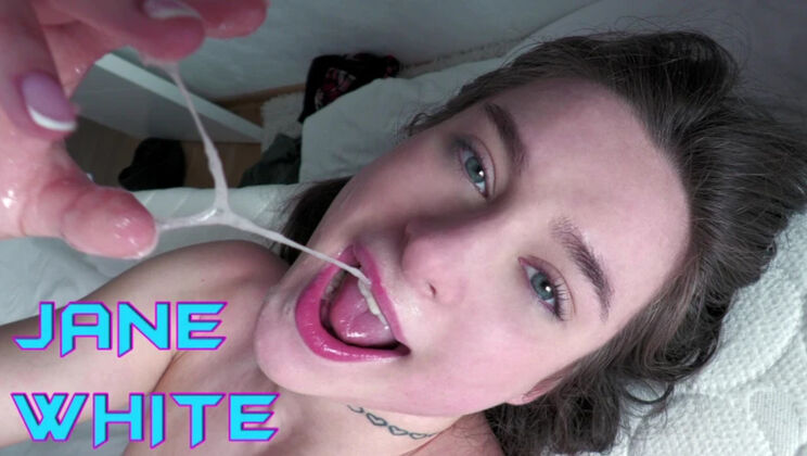 [WakeupnFuck] - Jane White Takes It Rough in Tied Up Scene