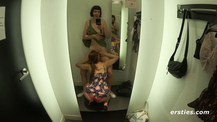 [Ersties] - Lesbian Exhibitionism Unleashed: Delfine and Sally B