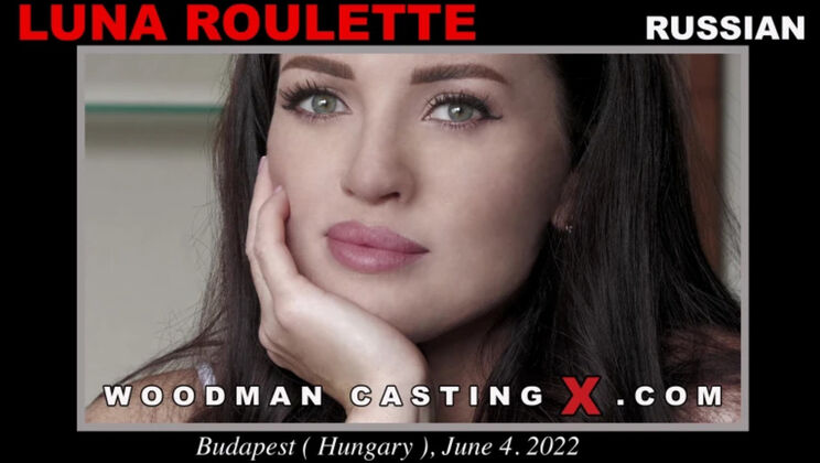 [WoodmanCasting] - Luna Roulette's Ass Licking and Pussy Play - Luna Roulette