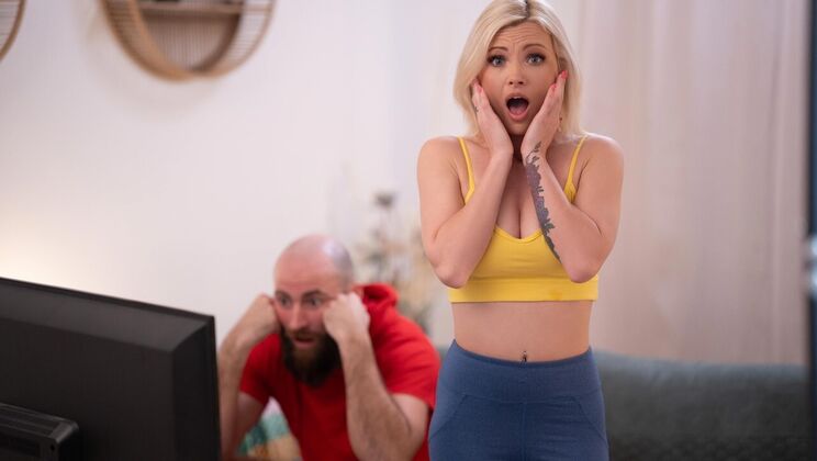 [FakeHubOriginals] - Amateur Gagging And Facial Before The End - Zazie Skymm - Jonny Oblong