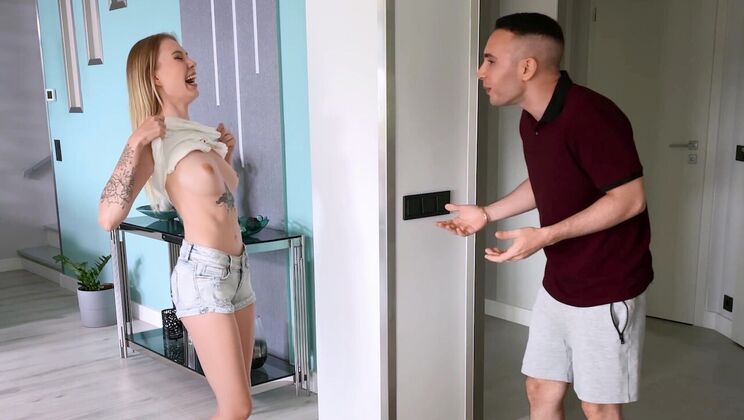[IKnowThatGirl] - Prank Turns into Hardcore Sex - Raul Pounds Mimi - Raul Costa - Mimi Cica