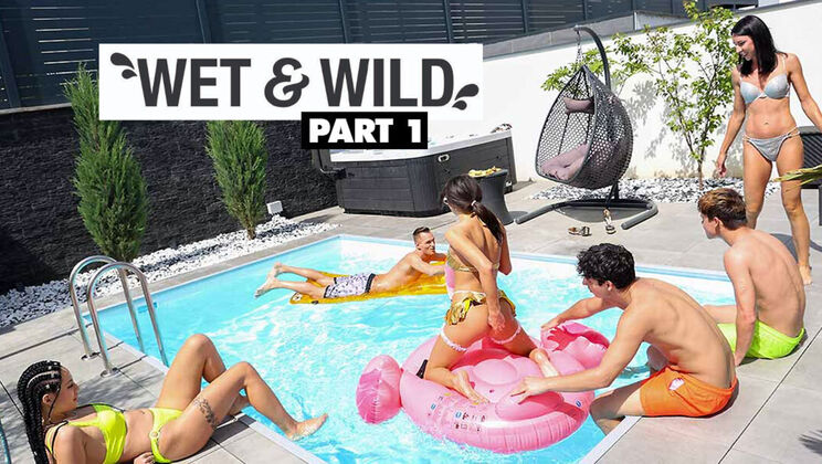 [FamilyScrew] - Blowjob and Masturbation at Pool - Mia Trejsi - Peter Stallion - Linda Caprice - Nico Vegas - Jack Black - Mini MitziX - Danny Fontana - Lucky Cock