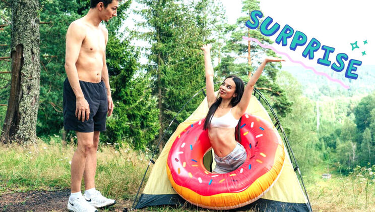 [ClubSweethearts] - Camping Blowjob and Hot Outdoor Fuck - Ilyas Point - Elina Sable