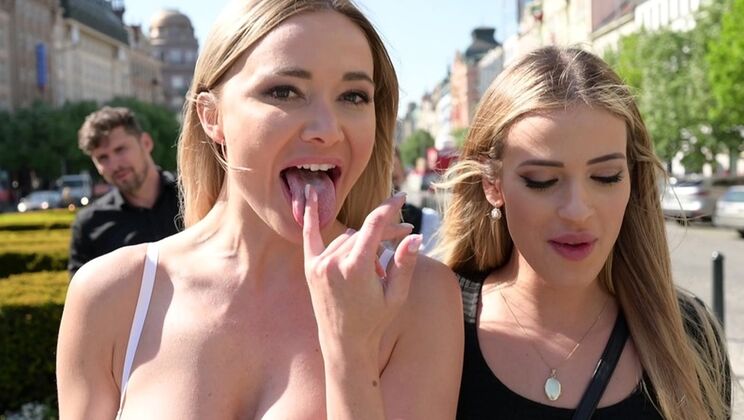 [PornWorld] - Blonde Slut Ria and Brunette Venera Lesbian Licking - Erik Everhard - Kristof Cale - Ria Sunn - Venera Maxima