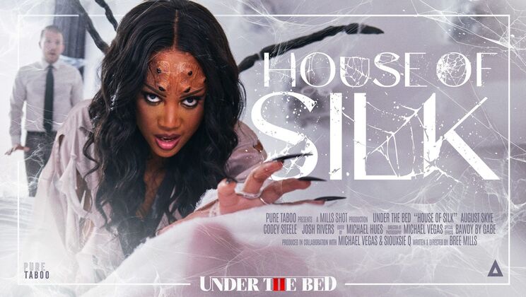 [PureTaboo] - House of Silk: Gagging Brunette with Big Cock Cum on Ass - Codey Steele - August Skye - Josh Rivers