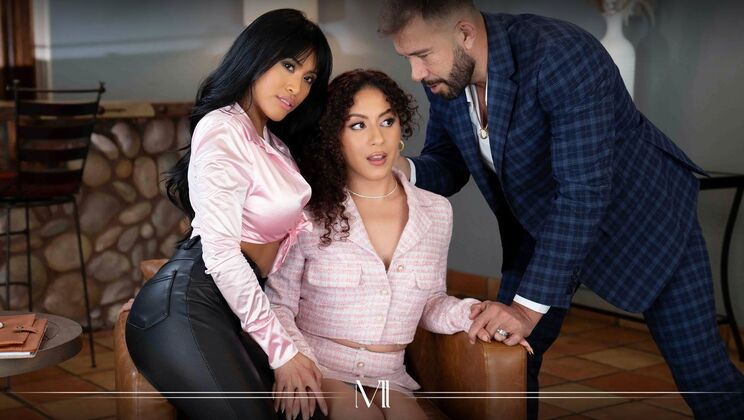 [ModernDaySins] - Caucasian and Latina Lesbians Unleashed - Ember Snow - Liv Revamped - Will Pounder