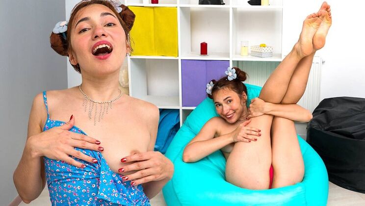 [ClubSweethearts] - Brunette Teen Angie Elif Shaved Pussy Play - Angie Elif