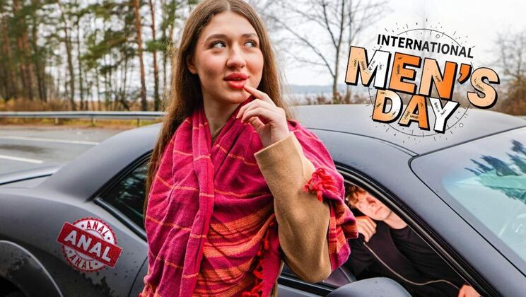 [ClubSweethearts] - Long Hair Babe Anal in Car with Cumshot - Miss Sunset - Alex Polo
