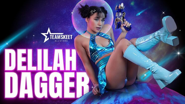 [TeamSkeetAllStars] - Delilah Dagger Tit Play and Intense Blowjob - Derek Kage - Delilah Dagger