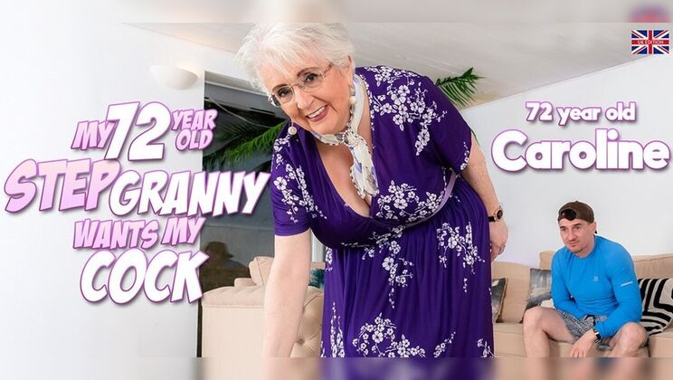 [Mature.nl] - Older & Young: Horny Granny Catches Stepgrandson, Undresses For A Wet Fuck - The Irish Bull - Caroline V. (EU)