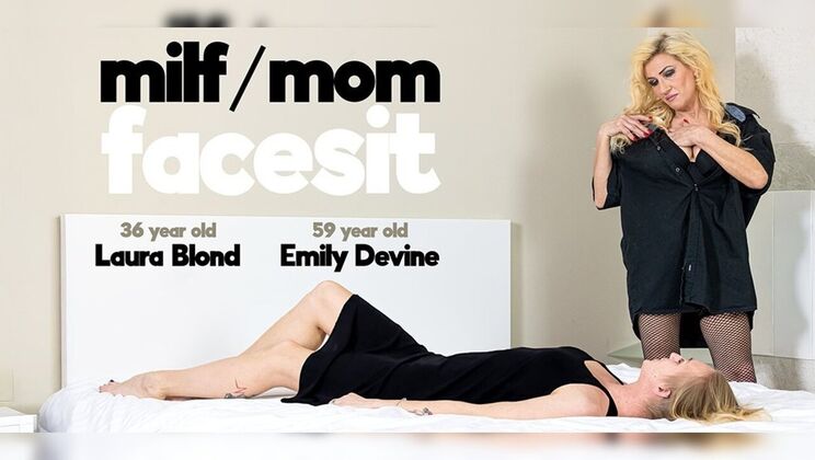 [Mature.nl] - Mature Czech lesbians Laura Blond & Emily Devine in facesit fetish - Emily Devine - Laura Blond