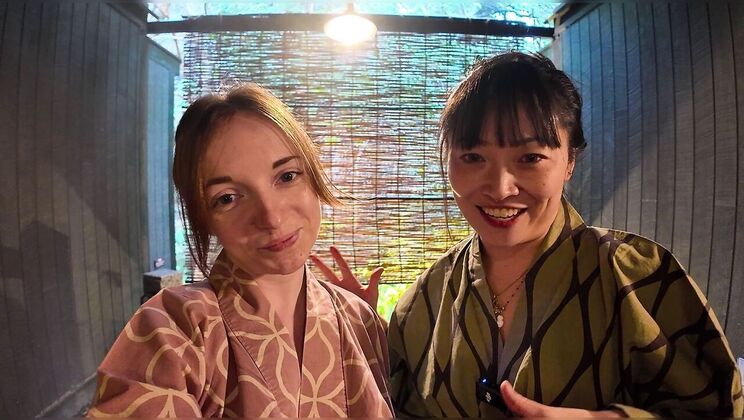 [Ersties] - Big Boobs Cat Gets Wet In Onsen - Cat (Ersties) - Sakura (Ersties)