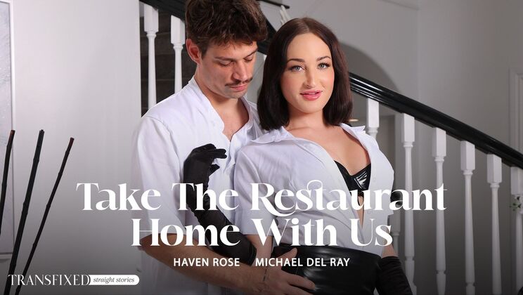 [Transfixed] - Anal Sex with a Beautiful Shemale - Michael DelRay - Haven Rose