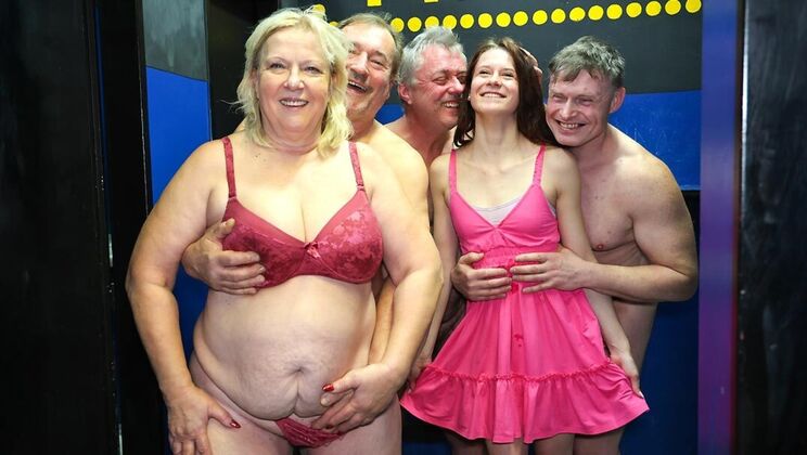 [GroupMams] - Old Man's Secret Orgy: Cumshots on Shaved Blondes - Murkovski Showl - Dave Heart - Samantha Tits - Bobby Vitas - Rosa Sweetheart