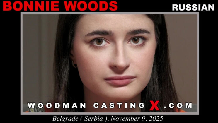 [WoodmanCasting] - Bonnie Woods Submissive Girl - First Anal Gape, Rough Sex, Cum on Face - Bonnie Woods