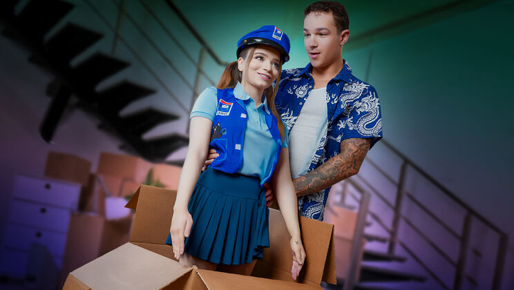 [ExxxtraSmall] - Skinny Stepsister Selina Imai Gets a Big Package from Stepbrother Jayden Marcos - Jayden Marcos - Selina Imai
