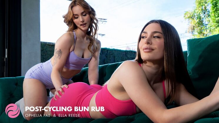 [FantasyMassage] - Outdoor Face Sitting and Fingering Session - Ella Reese - Ophelia Fae