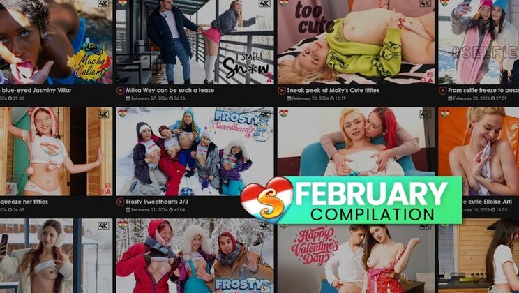 [ClubSweethearts] - Compilation of European Porn Stars Feb 2026 - Tess Lyndon - Maaike - Lady Luna - Kamilla C - Britney Spring - Willy Regal - Viola Weber - Sara Bork - Milka Wey - Moon Imp - Cristafeer Robien - Rihanna Black - Erika Mori - Alice Flore - Megan Murkovski - Baby Dahl - Amelia Ost - Molly Cute - Roxy Muray - Nathalie Q - Remido - Silver Valkyrie - Janet E