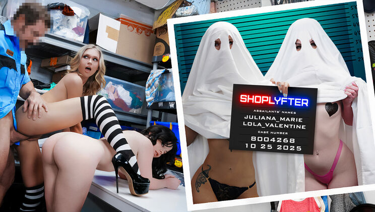[Shoplyfter] - Student Threesome Hardcore - Gagging, Squirting & Cum Shot - Jason Sarcinelli - Juliana Marie - Lola Valentine