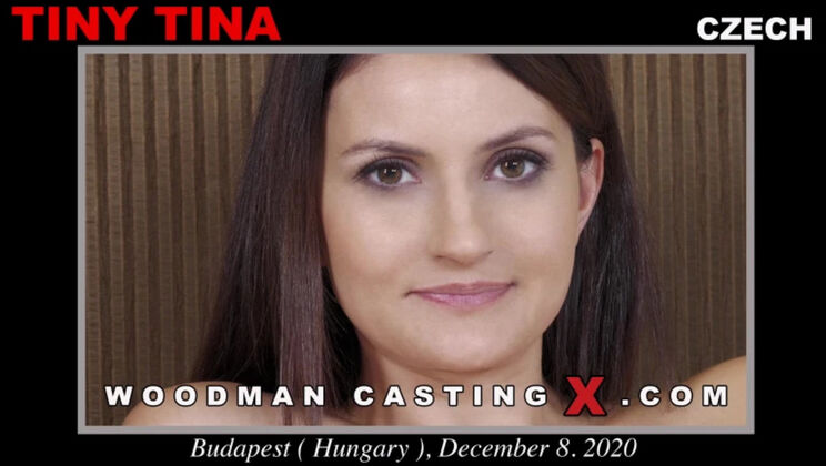 [WoodmanCasting] - Brunette Tiny Tina Takes Cum on Face - Tiny Tina