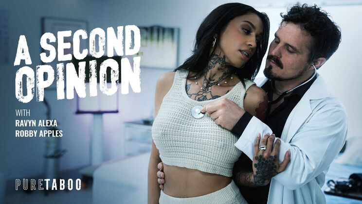 [PureTaboo] - Tattooed Brunette Nurse Cheats With Hospital Doctor - Robby Apples - Ravyn Alexa