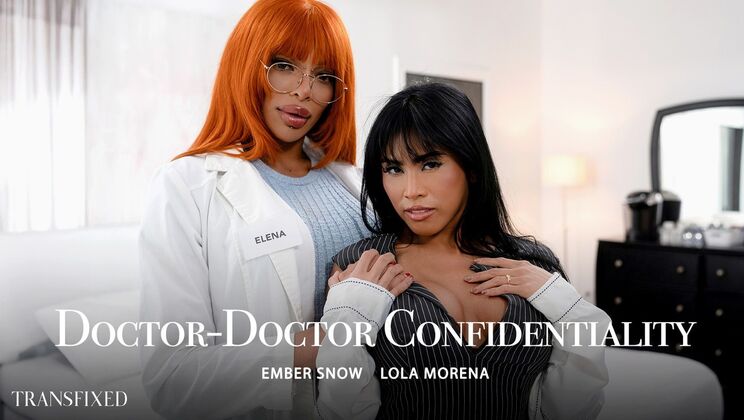 [Transfixed] - Ass to Mouth After Doggystyle with Pierced Doctor - Ember Snow - Lola Morena