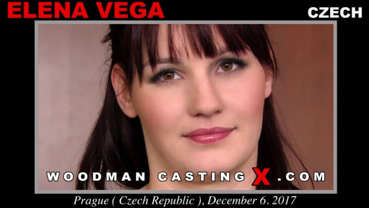 [WoodmanCasting] - Young Brunette Elena Vega Hardcore DP Casting - Elena Vega