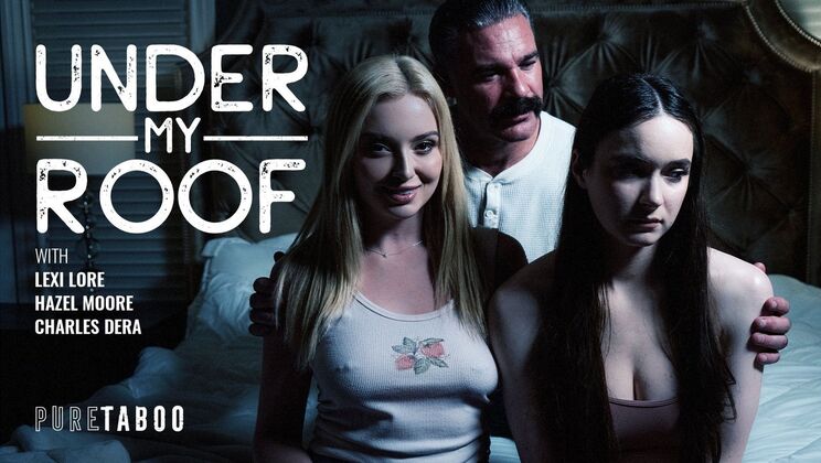 [PureTaboo] - Blonde Teen Gets Fingered and Licked by Brunette Before Stepdad Cums - Charles Dera - Lexi Lore - Hazel Moore