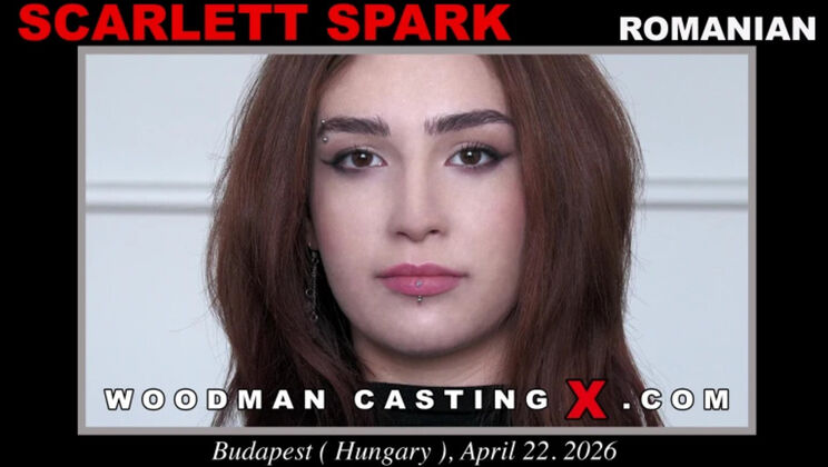 [WoodmanCasting] - Scarlett Spark Brunette with Big Ass First Anal - Scarlett Spark