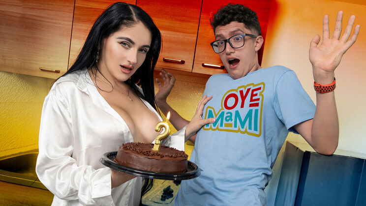 [OYEMIAMI] - Pipeboy Spanks Thick Latina Step Mom In Thong - Pipeboy - Stella Osorio