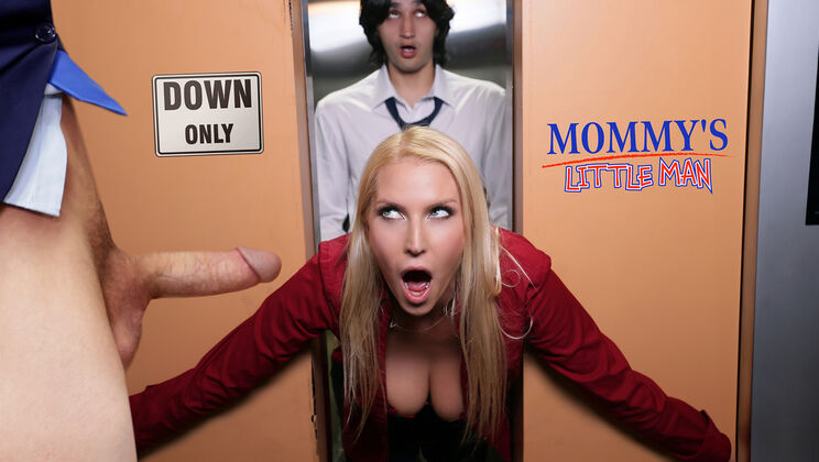 [Mommy’sLittleMan] - Stuck and Sucking: A Blonde MILF's Tale - Vanessa Cage - Elias Cash - Axel Haze
