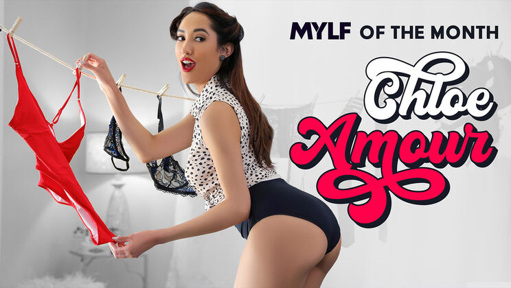 [MylfOfTheMonth] - Happy MILF Day Interview Turns into Blowjob and Spanking - Chloe Amour - Joshua Lewis