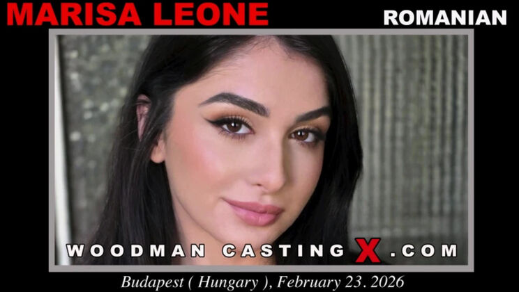 [WoodmanCasting] - Nice-Breasted Marisa Leone Does Blowjob and Gets Spanked - Marisa Leone