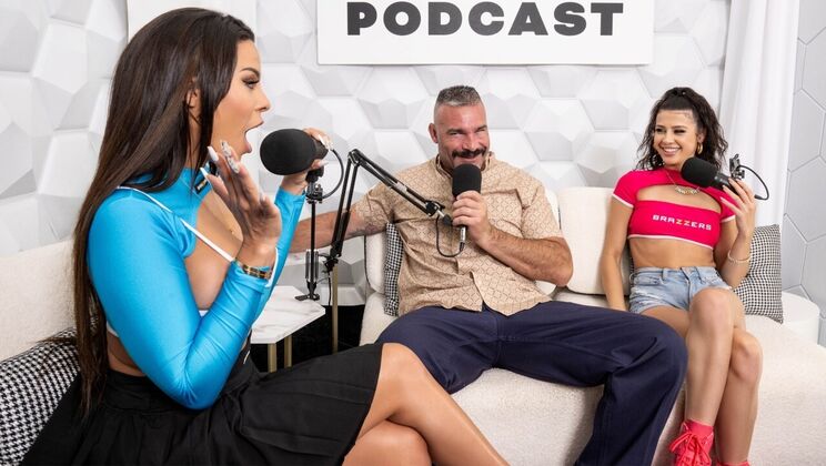 [Brazzers] - Handjob Turns Into Deepthroat: Brazzers Podcast Full Scene - Luna Star - Charles Dera - Kylie Rocket